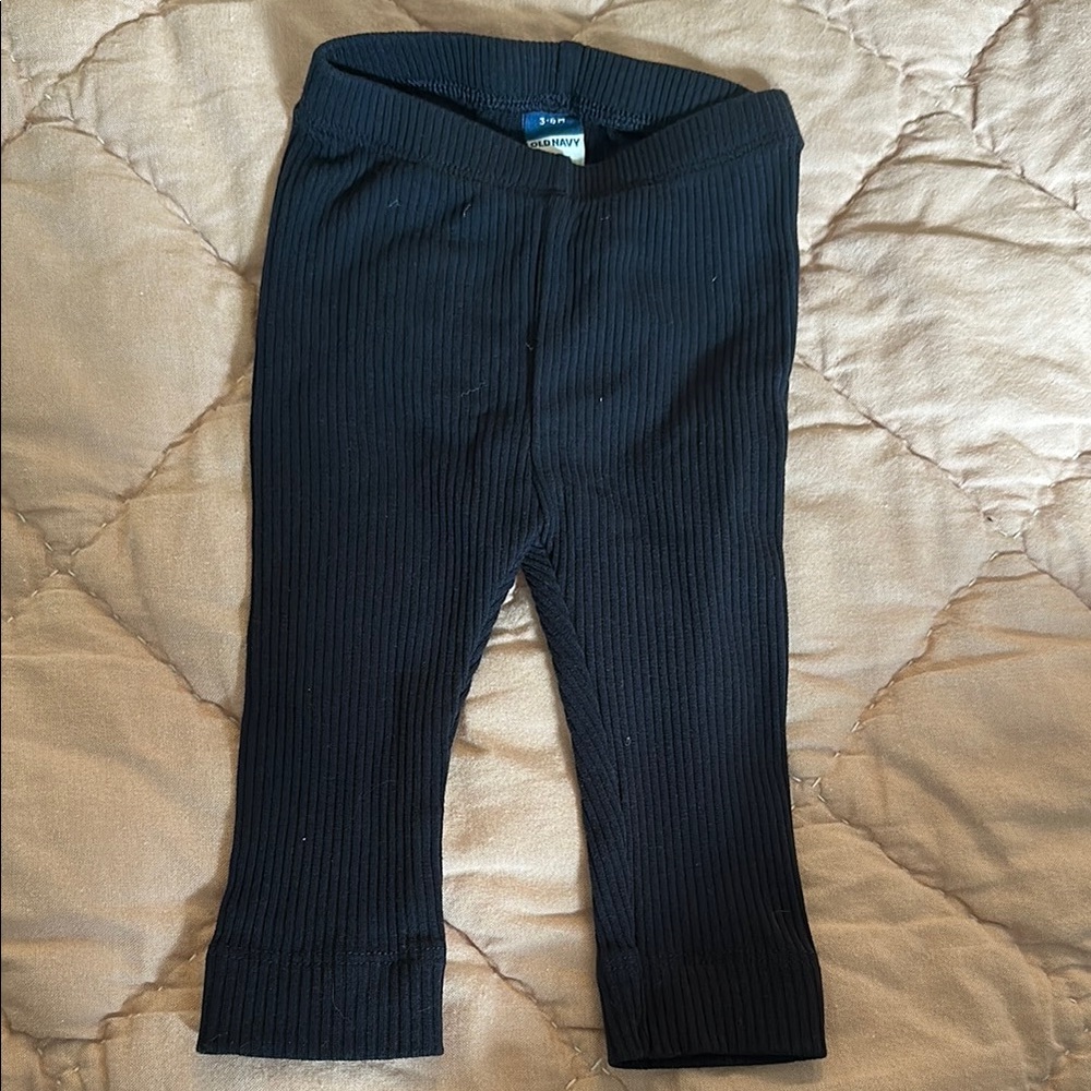 Abrand Blue Ribbed Leggings for Everyday Comfort